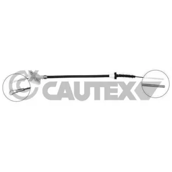 CAUTEX 766349 - Tirette à câble, commande d'embrayage