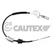 Tirette à câble, commande d'embrayage CAUTEX [766364]