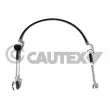 CAUTEX 766384 - Tirette à câble, boîte de vitesse manuelle