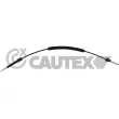 CAUTEX 769490 - Tirette à câble, boîte de vitesse manuelle