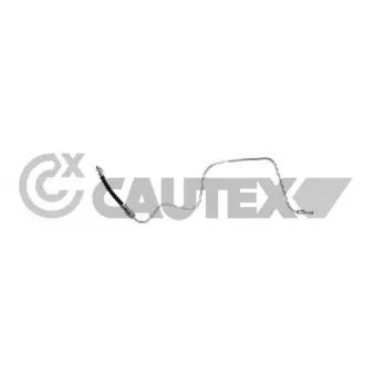 Flexible de frein arrière droit CAUTEX 771400 pour VOLKSWAGEN GOLF 1.4 16V - 75cv