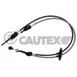 CAUTEX 772630 - Tirette à câble, boîte de vitesse manuelle