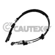 CAUTEX 772638 - Tirette à câble, boîte de vitesse manuelle