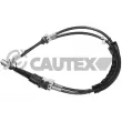 CAUTEX 772641 - Tirette à câble, boîte de vitesse manuelle