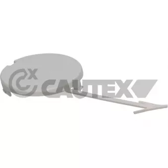 CAUTEX 775249 - Recouvrement de pare-chocs, dispositif d'attelage avant gauche