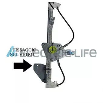 Lève-vitre arrière droit ELECTRIC LIFE ZR PG730 R