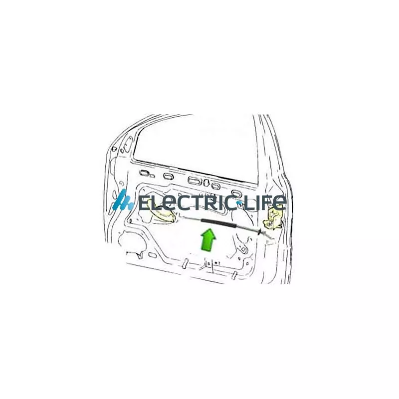 Tirette à câble, déverrouillage porte ELECTRIC LIFE ZR35148 - Visuel 1