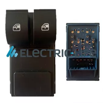 Interrupteur, lève-vitre avant gauche ELECTRIC LIFE ZRFTB76009 pour FIAT GRANDE PUNTO 1.4 GPL - 78cv