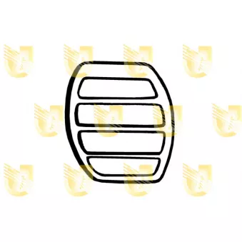 UNIGOM 155031 - Revêtement de pédale, pédale de frein