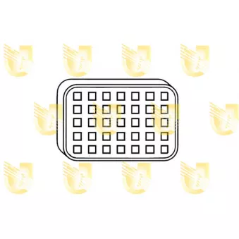 UNIGOM 155034 - Revêtement de pédale, pédale de frein