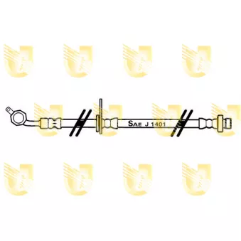 Flexible de frein avant droit UNIGOM OEM 9008094060