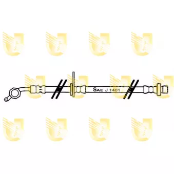 Flexible de frein avant gauche UNIGOM OEM 9094702782