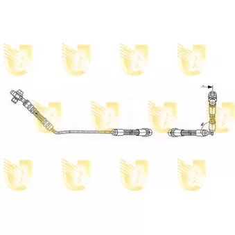 Flexible de frein arrière gauche UNIGOM OEM 34301165765