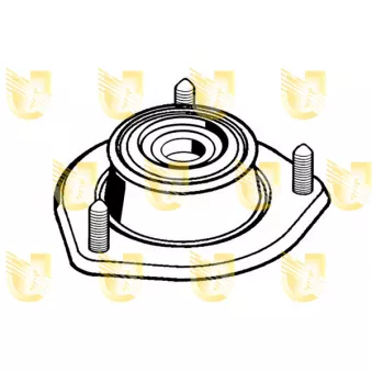 Coupelle de suspension UNIGOM 390166 pour FIAT SEICENTO / 600 1.1 - 54cv