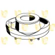 UNIGOM 391716 - Coupelle de suspension avant gauche