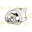 UNIGOM 396056 - Support moteur avant droit