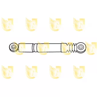 Amortisseur de vibrations, courroie trapézoïdale à nervures UNIGOM 396603