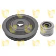 UNIGOM 421221K - Kit de poulies, vilebrequin