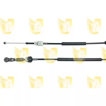 Tirette à câble, boîte de vitesse manuelle UNIGOM 492131 pour FIAT 500L 0.9 Natural Power - 86cv