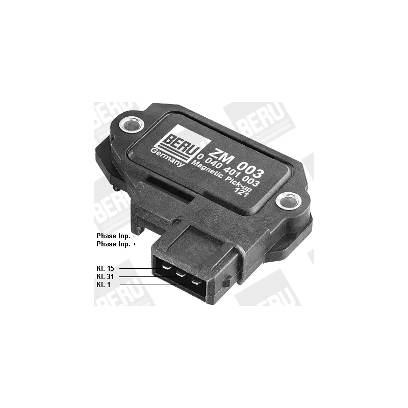 Appareil de commande, système d'allumage BERU by DRiV ZM003 - Visuel 1