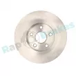 RAP BRAKES R-D0104 - Jeu de 2 disques de frein arrière