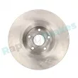 RAP BRAKES R-D0111 - Jeu de 2 disques de frein avant