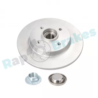Jeu de 2 disques de frein arrière RAP BRAKES OEM 42494689