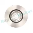 RAP BRAKES R-D0168 - Jeu de 2 disques de frein avant