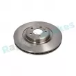 RAP BRAKES R-D0190 - Jeu de 2 disques de frein avant