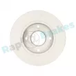 RAP BRAKES R-D0391 - Jeu de 2 disques de frein avant
