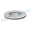 RAP BRAKES R-D0439C - Jeu de 2 disques de frein avant