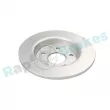 RAP BRAKES R-D0450C - Jeu de 2 disques de frein arrière