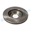 RAP BRAKES R-D0603 - Jeu de 2 disques de frein avant