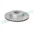 RAP BRAKES R-D0647C - Jeu de 2 disques de frein avant
