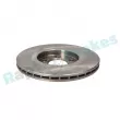 RAP BRAKES R-D0791 - Jeu de 2 disques de frein avant