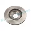 RAP BRAKES R-D1040 - Jeu de 2 disques de frein avant