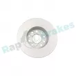 RAP BRAKES R-D1090C - Jeu de 2 disques de frein arrière