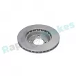 RAP BRAKES R-D1130C - Jeu de 2 disques de frein avant