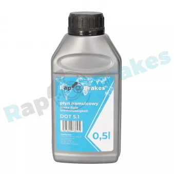 Liquide de frein RAP BRAKES R-LPH05 5.1 0.5L pour MCCORMICK V/FN Series 90 V - 83cv