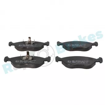 Jeu de 4 plaquettes de frein avant RAP BRAKES OEM 3344703