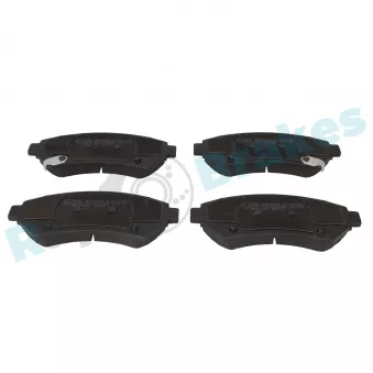 Jeu de 4 plaquettes de frein avant RAP BRAKES OEM 18048030