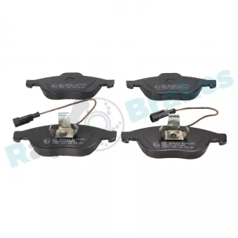 Jeu de 4 plaquettes de frein avant RAP BRAKES OEM 9948337
