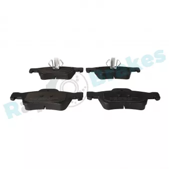 Jeu de 4 plaquettes de frein arrière RAP BRAKES OEM A0044205220