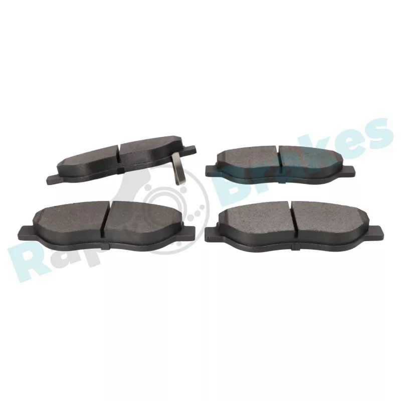 Jeu de 4 plaquettes de frein avant RAP BRAKES R-P0592 - Visuel 2