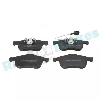 Jeu de 4 plaquettes de frein avant RAP BRAKES R-P0726