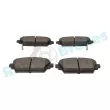 RAP BRAKES R-P0997 - Jeu de 4 plaquettes de frein avant