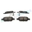 RAP BRAKES R-P1132 - Jeu de 4 plaquettes de frein arrière