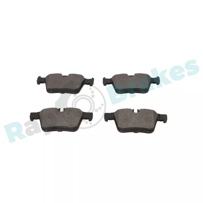 Jeu de 4 plaquettes de frein arrière RAP BRAKES R-P1676 - Visuel 2
