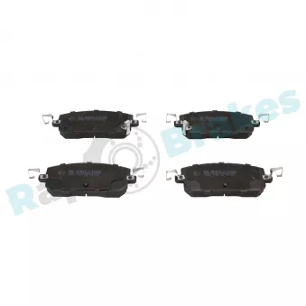 RAP BRAKES R-P1685 - Jeu de 4 plaquettes de frein avant