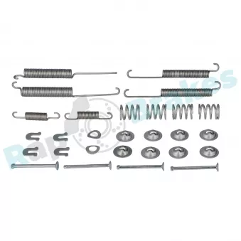 Kit d'accessoires, mâchoire de frein RAP BRAKES R-T0213 pour MITSUBISHI L 2.5 TD 4WD - 133cv